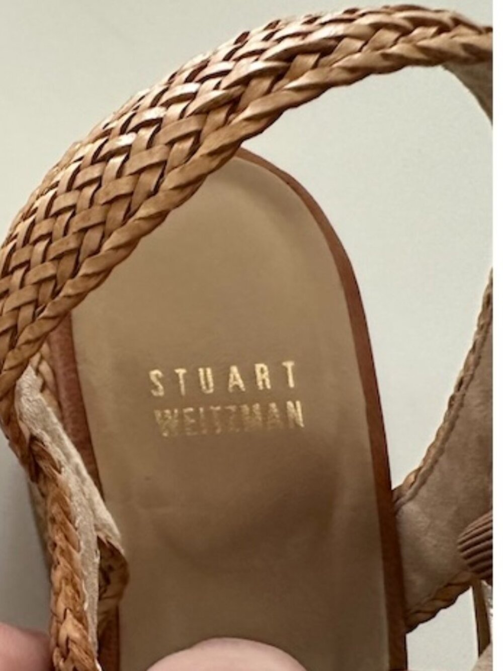 Stuart Weitzman Barbados Raffia Wedges  - Size 7M - Picture 7 of 9